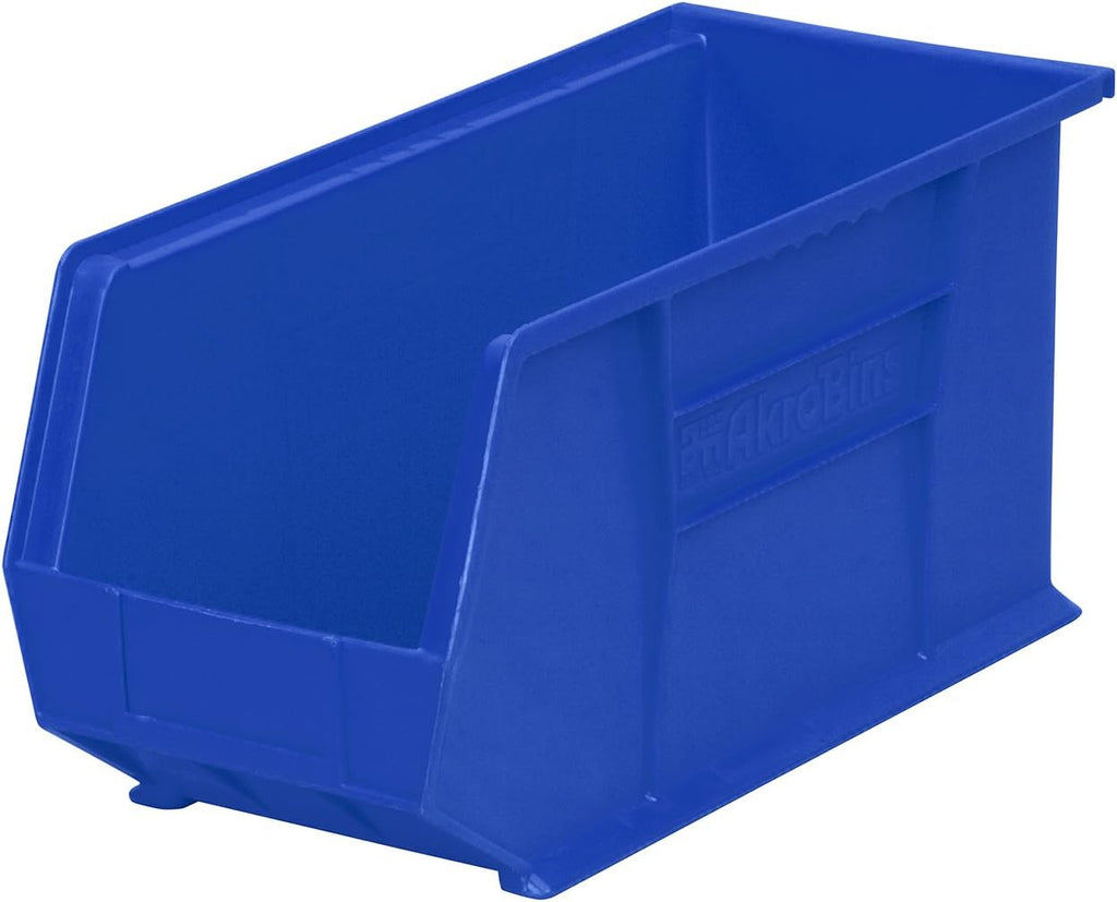 Yellow Plastic Storage Bin Hanging Stacking Containers 6-Pack O4482