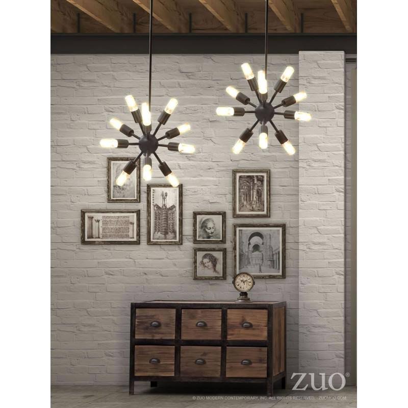Rust Ceiling Lamp X40229