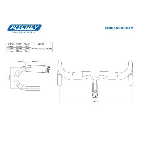 Matte Carbon Drop Handlebar Z975