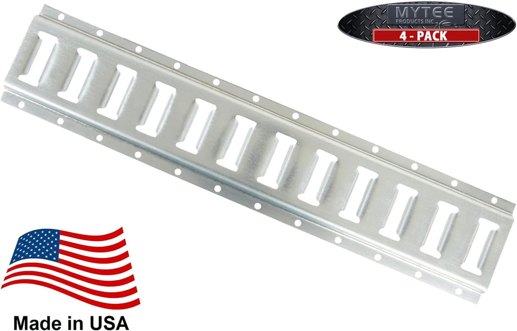 2 Pack 5' Horizontal E-Track Tie-Down Rail Hot-Dipped Galvanized Steel L76938