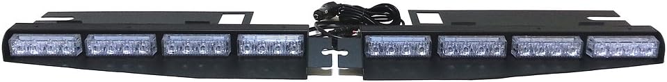 2-16 LED 32 Watt Red/Blue Emergency Beacon Light Bar Pack of 2 U132675