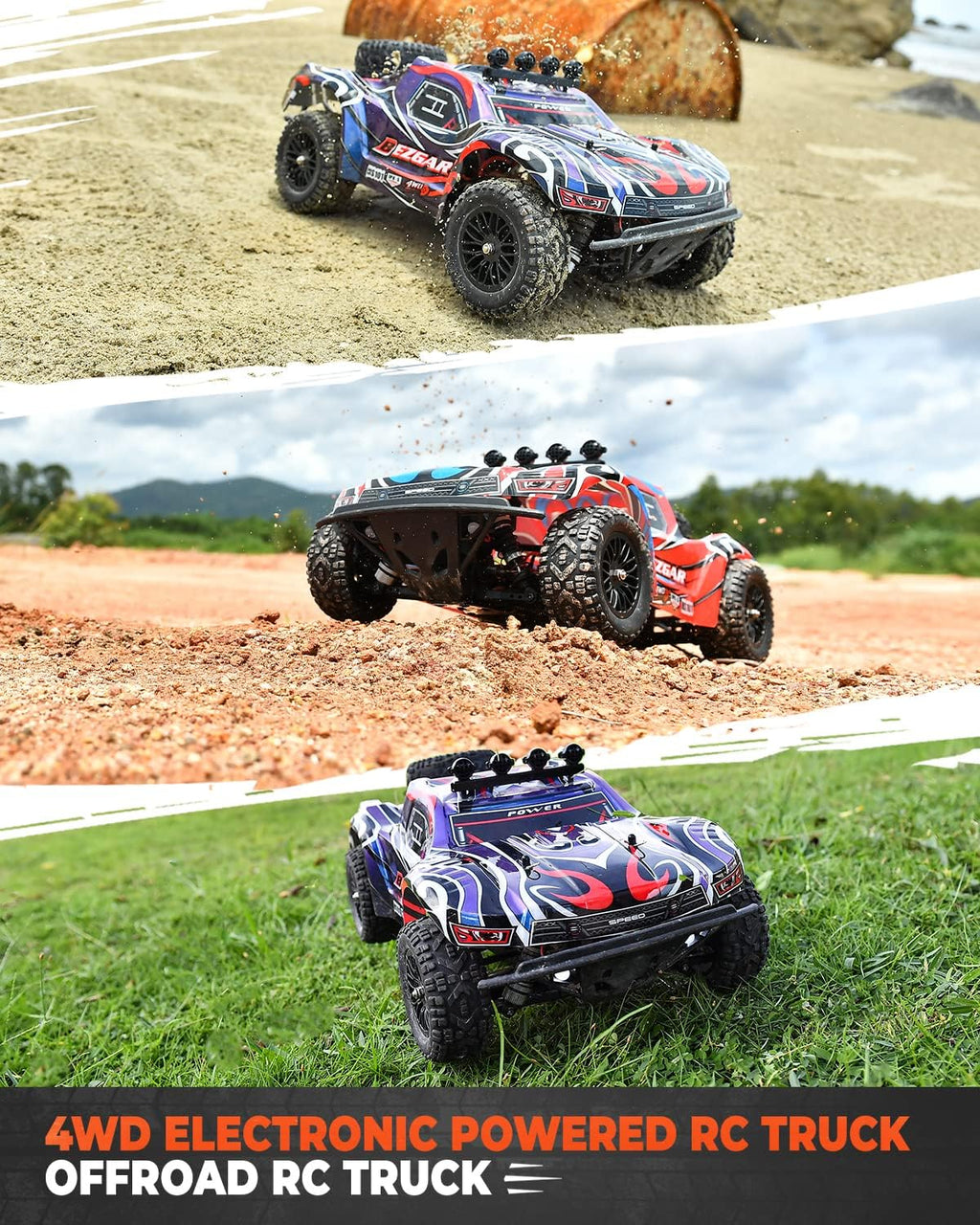 1:10 Scale 4WD Electric Remote Control Truck W3265