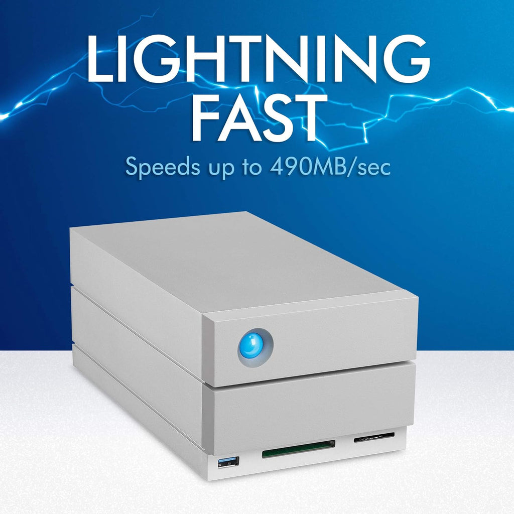 8TB External RAID Hard Drive HDD with Thunderbolt 3 USB-C USB 3.0 Y966