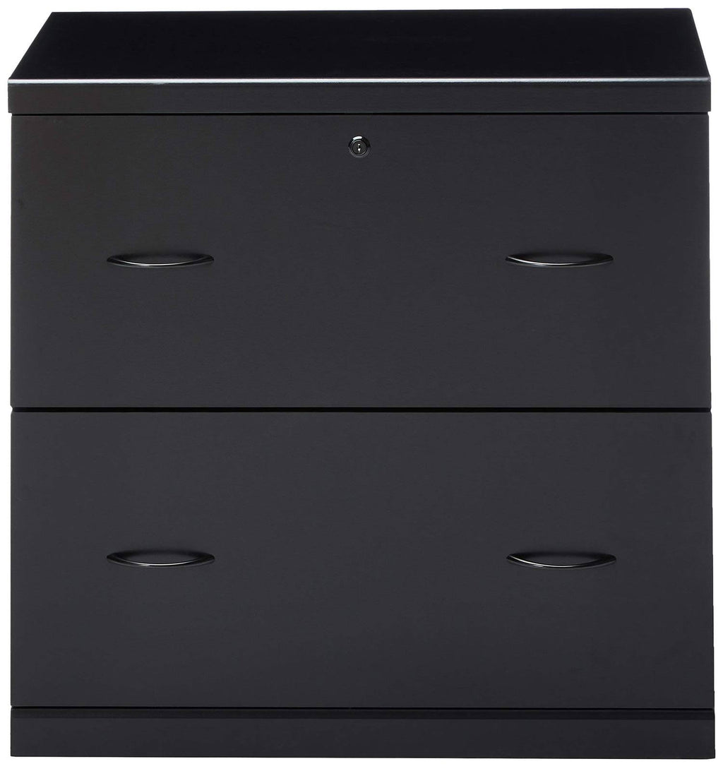 Black Lateral File Cabinet Z38103